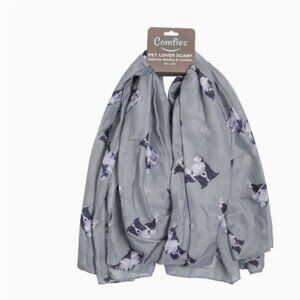Border Collie Dog Lover scarf 35" X 67" 100% polyester ES Pets NEW